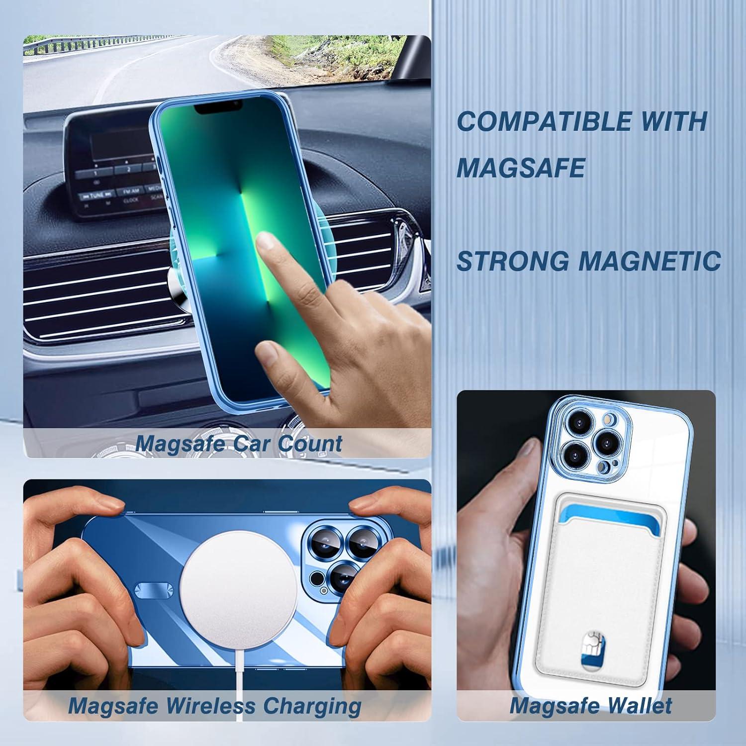 Magnetische iPhone 13 Pro Hülle Kompatibel mit MagSafe Stoßfest