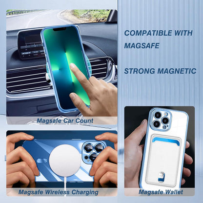 Magnetische iPhone 13 Pro Hülle Kompatibel mit MagSafe Stoßfest