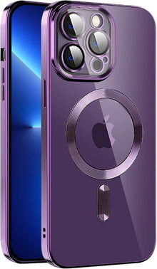 Magnetische iPhone 12 Pro Hülle mit MagSafe Stoßfest Anti-Gelb