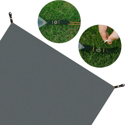 Odoland Picknickdecke 210x210cm Wasserdicht Camping Stranddecke