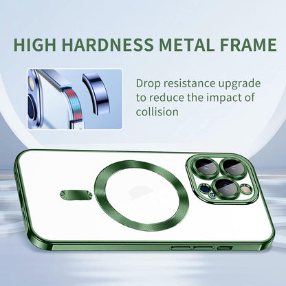 Magnetische iPhone 11 Pro Hülle Kompatibel mit MagSafe Stoßfest Anti-Vergilbung Green