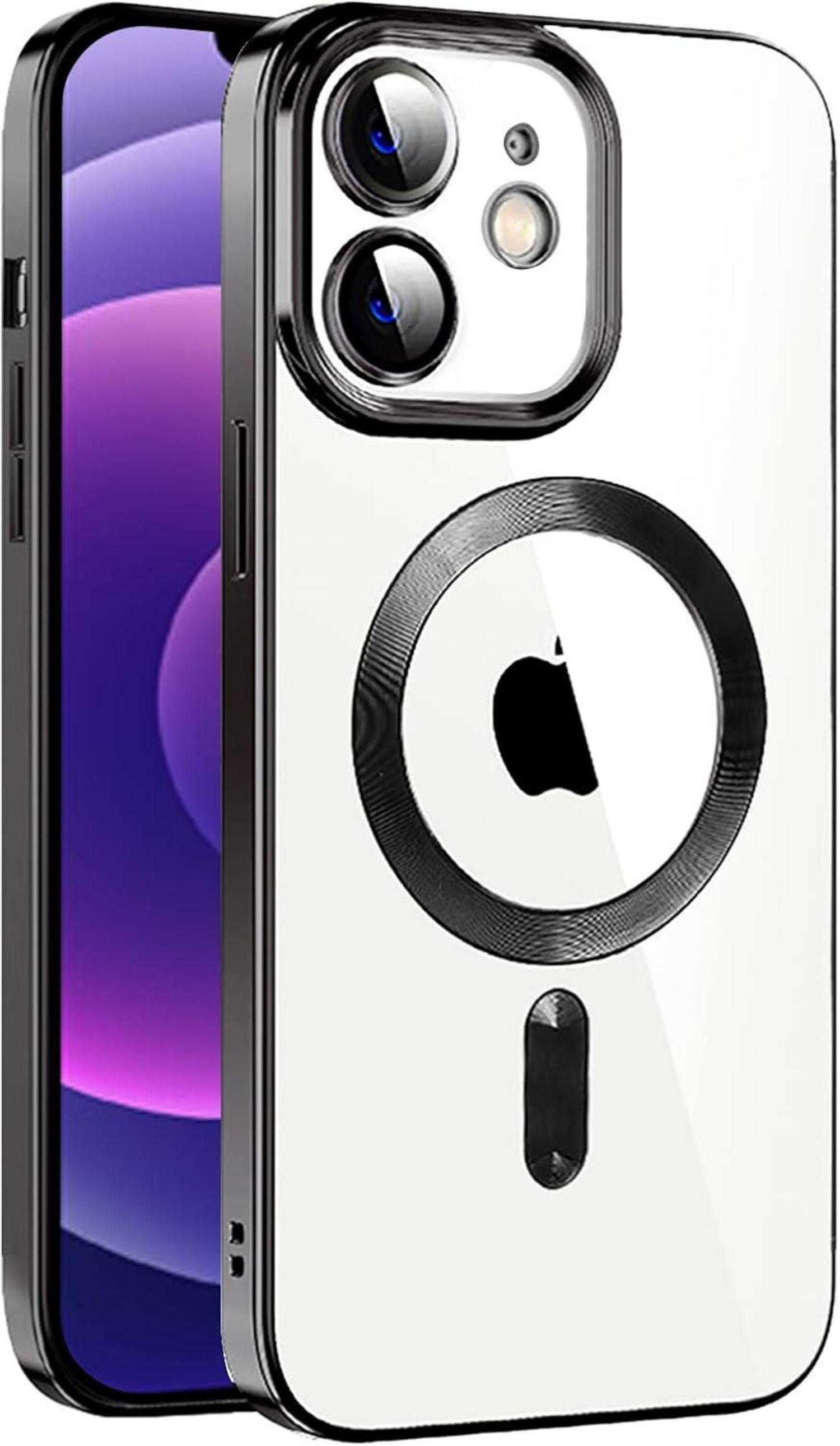 Magnetische iPhone 12 Hülle Kompatibel mit MagSafe Stoßfest Anti-Gelb