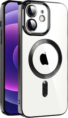 Magnetische iPhone 12 Hülle Kompatibel mit MagSafe Stoßfest Anti-Gelb