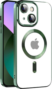 Magnetische iPhone 13 Hülle MagSafe Stoßfest Anti-Vergilbung Klar