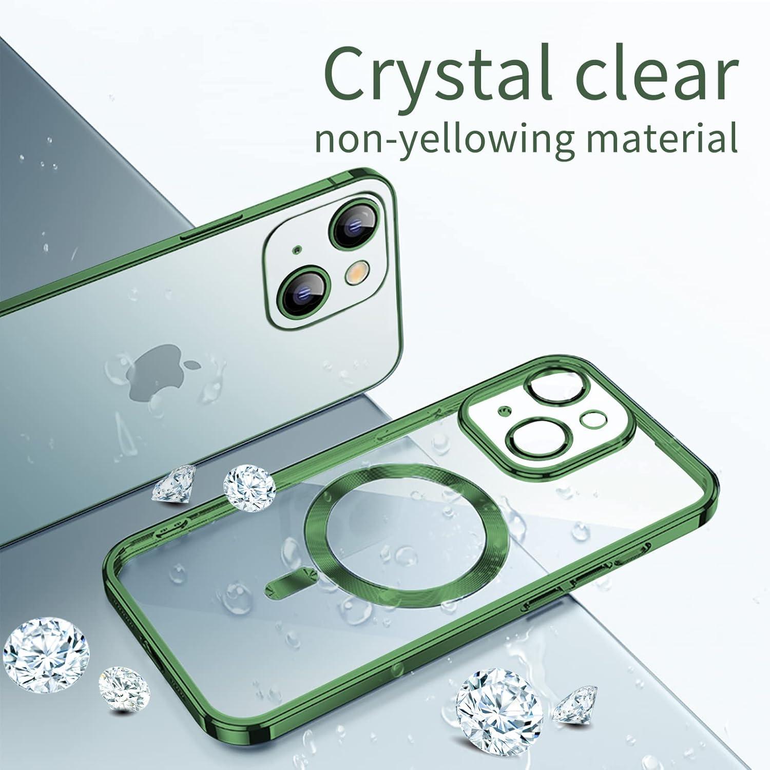 Magnetische iPhone 13 Hülle Kompatibel mit MagSafe Stoßfest