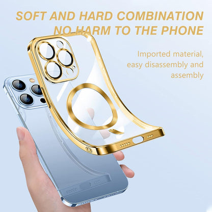 Magnetische iPhone 12 Pro Max Hülle Schutz mit MagSafe Anti-Fingerabdruck