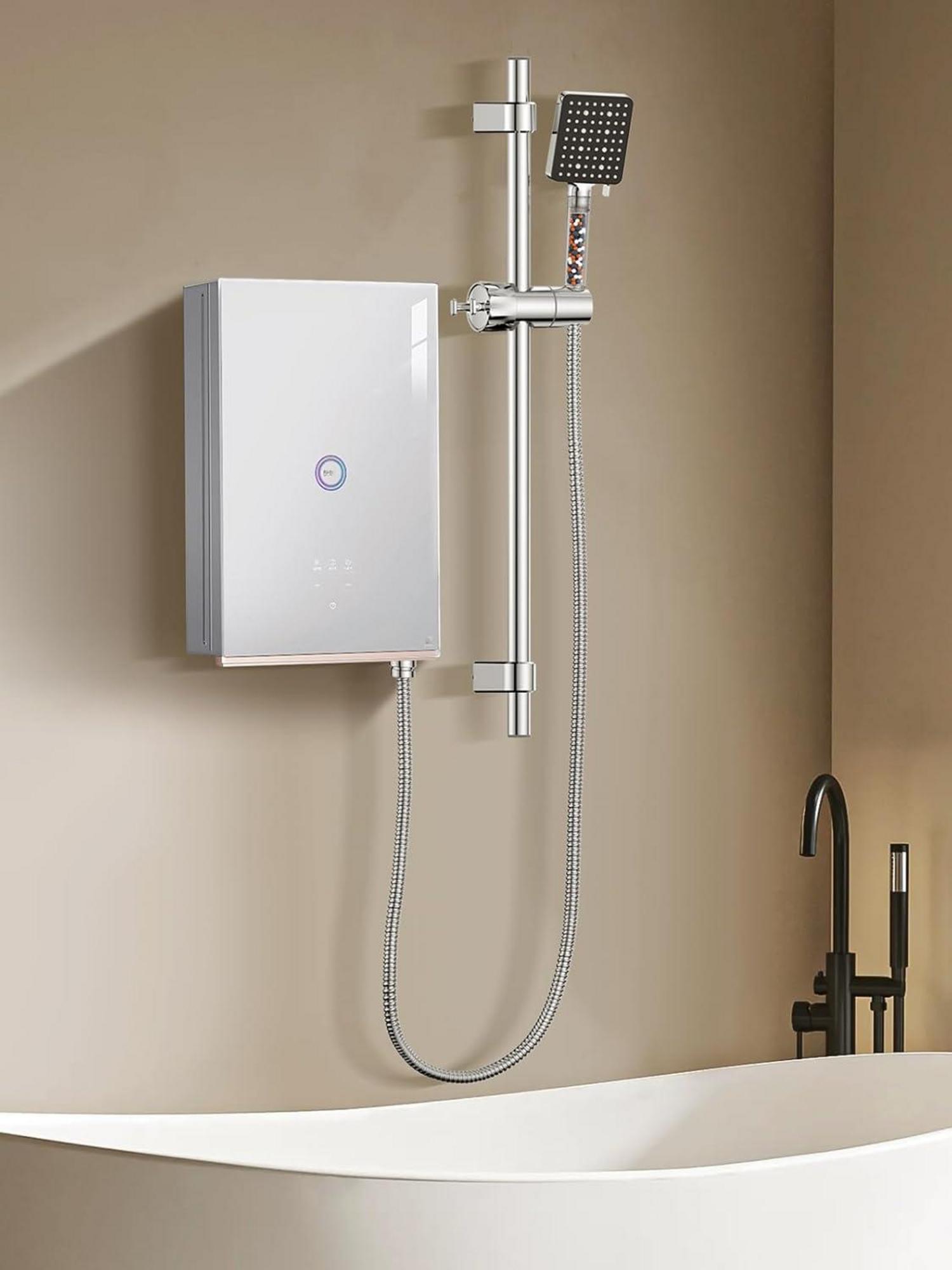 Duschkopf mit Filter und Schlauch 1,6m - Hochdruck Regendusche 6 Strahlmodi