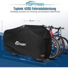 Toptrek Fahrradabdeckung wasserdicht 420D Oxford-Gewebe