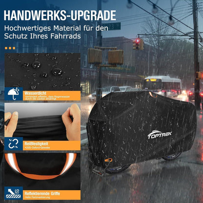 Toptrek Fahrradabdeckung wasserdicht 420D Oxford-Gewebe