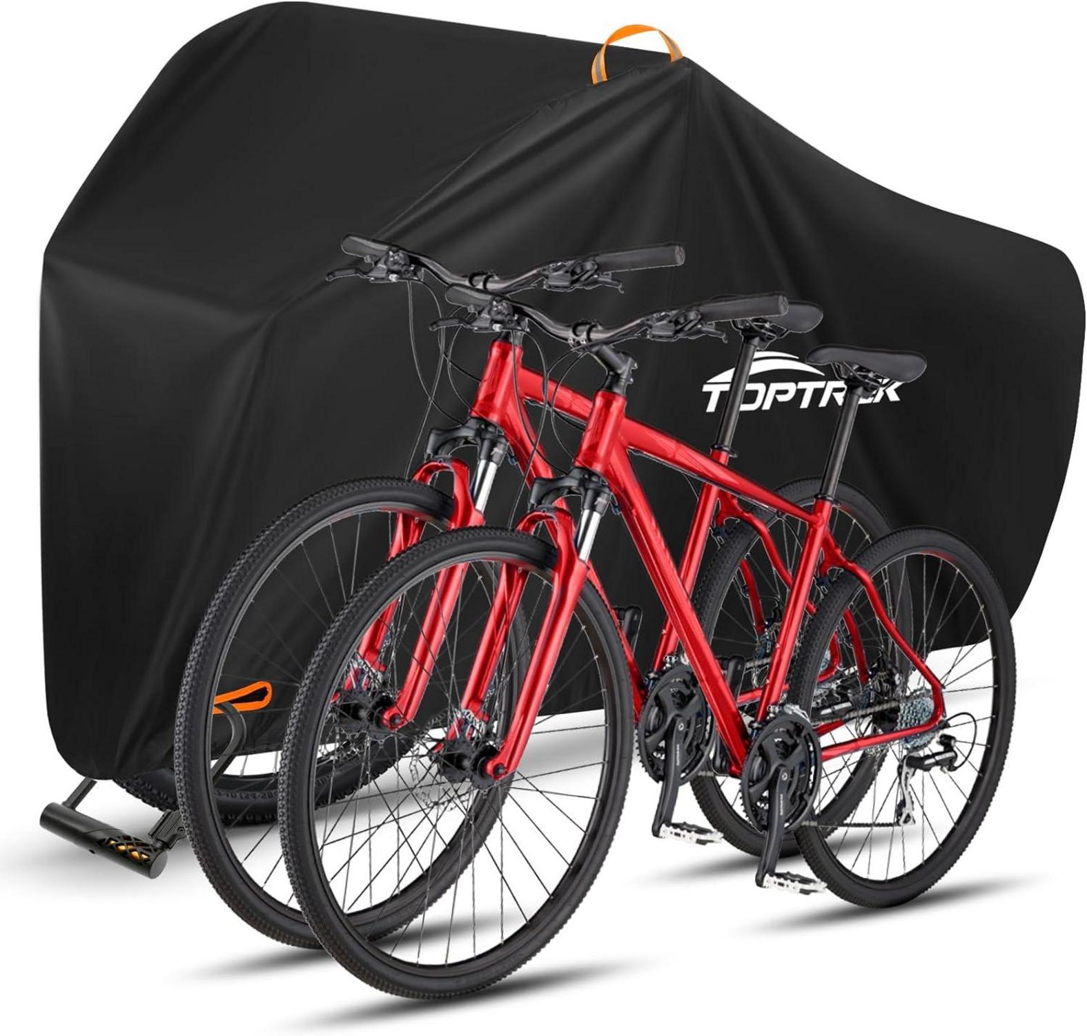 Toptrek Fahrradabdeckung wasserdicht Oxford-Gewebe 420D, Regenschutz