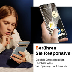 Schutzfolie und Kameraschutz für Google Pixel 7 Pro, 2 Stück, Premiumqualität