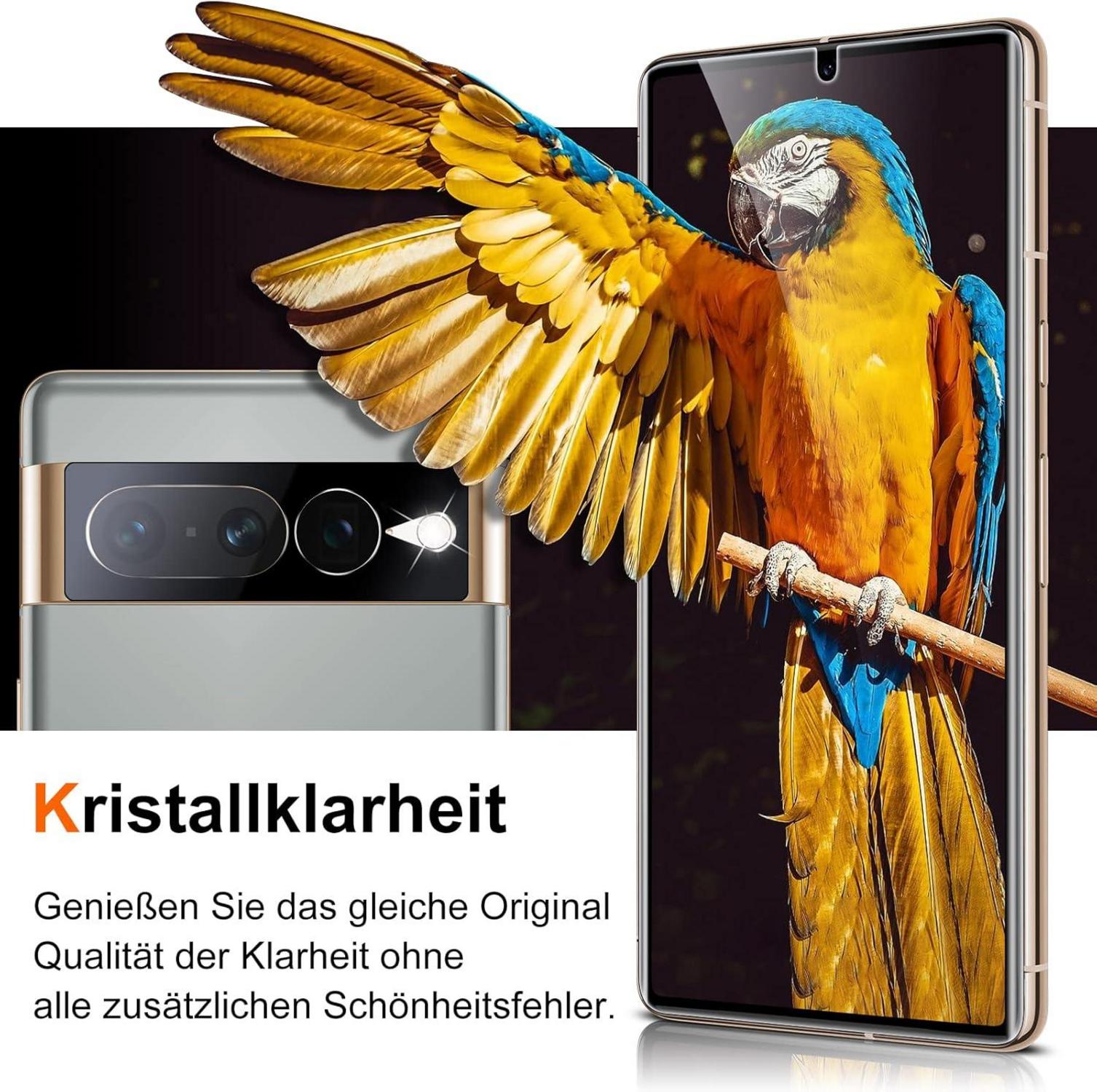 Google Pixel 7 Pro Schutzfolie 2er Set für Display & Kamera - Premium