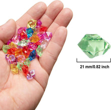 Große Glassteine 100 Stk. bunt für Kinder, 21mm-Aquarium
