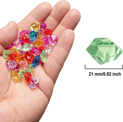 Große Glassteine 100 Stk. bunt für Kinder, 21mm-Aquarium