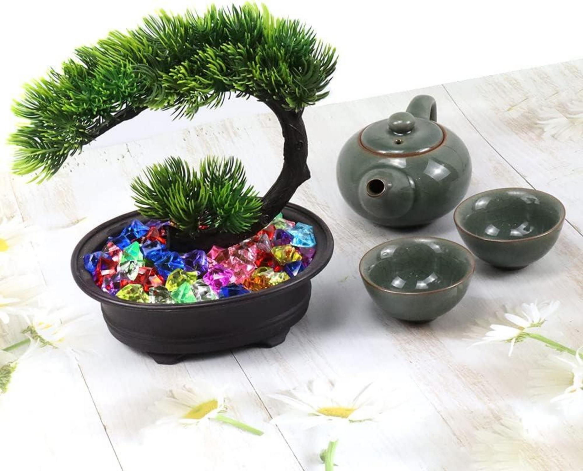 Große bunte Glassteine 100er Set 21mm für Kinder Deko Aquarium Gartendeko