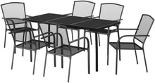 Garten Essgruppe 5-TLG. Tisch 4 Stühle Stapelbar, Gartengarnitur Set