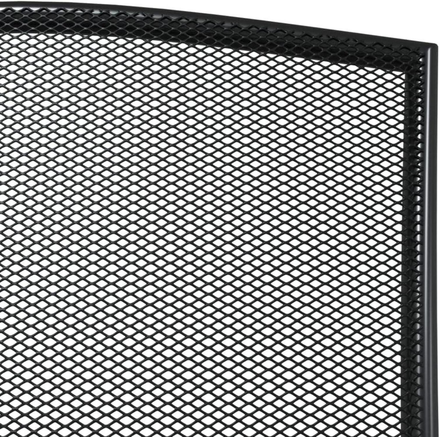 vidaXL Garten Essgruppe 5-tlg. Set Tisch 4 stapelbare Stühle Anthrazit