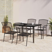 vidaXL Garten Essgruppe 3-tlg. Terrassenmöbel Set Anthrazit