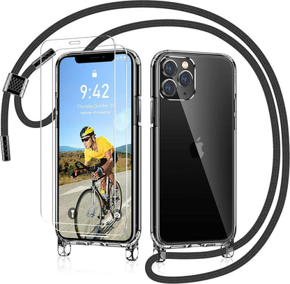 Handykette mit Transparenter Hybrid-Hülle für iPhone 11 Pro