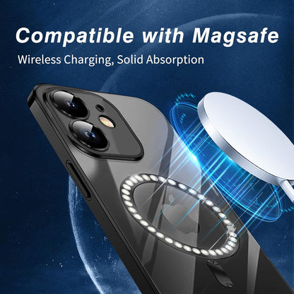 Schlanke Klare Magnetische Handyhülle für iPhone 12 mit MagSafe-Kompatibilität