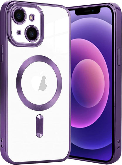 Transparente Magnetische iPhone 13 Handyhülle mit Magsafe