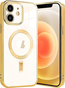 Klare Magnetische Hülle für iPhone 12 mit Magsafe & Schutzfunktion