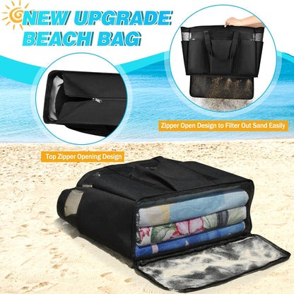 VOBUKE Strandtasche XXL Damen Herren Wasserdicht 45L