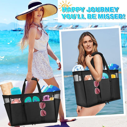 Strandtasche XXL Familie Wasserdicht Schwimmbad Tasche 45L