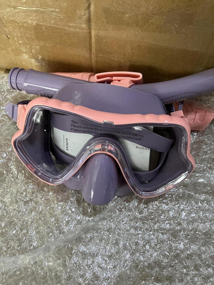Schnorchelset Tauchermaske Trockenschnorchel für Erwachsene - Anti-Fog & Airflow