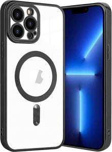 Klare Magnetische iPhone 13 Pro Max Hülle Anti-Fingerabdruck
