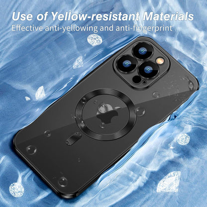 iPhone 13 Pro Max Hülle - Klare Dünne Schutzhülle MagSafe - Schwarz