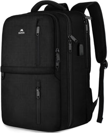 Handgepäck Rucksack 40L mit Schuhfach USB-Ladeanschluss Black