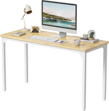 Schreibtisch PC Tisch Industriedesign Hellbraun 100x48x75cm