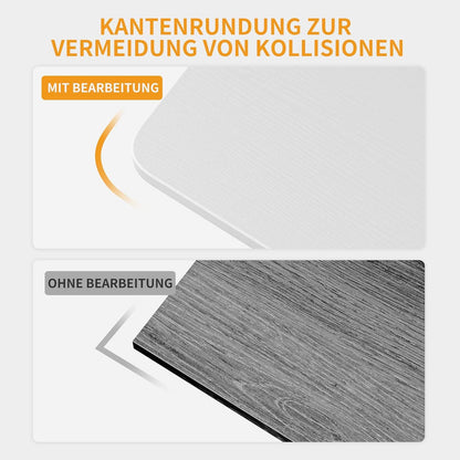 Schreibtisch Klein 80x40x75 cm PC Tisch Industriedesign