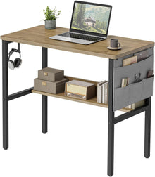 Schreibtisch Computertisch Stabil Espresso 80x40 cm CubiCubi