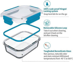 Glas-Frischhaltedosen Set Meal Prep Boxen 18-teilig BPA-frei