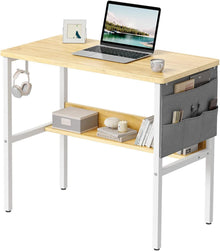 Schreibtisch Computertisch CubiCubi 80x40cm Hellbraun