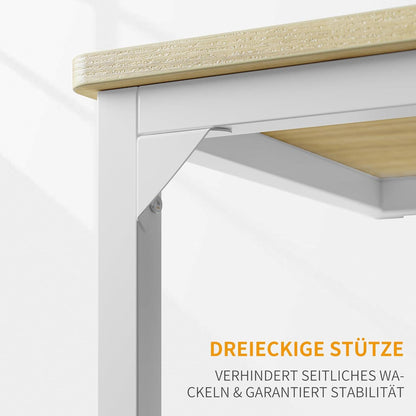 Kleiner CubiCubi Schreibtisch 80x40 cm PC Tisch Industriedesign Vintage