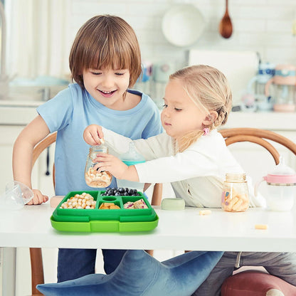 IJIAMY Lunchbox Kinder mit Fächern Auslaufsicher Bento Box