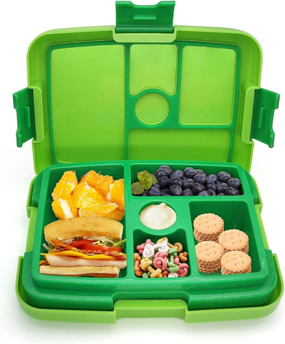 Brotdose mit Fächern Auslaufsicher Bento Lunchbox für Kinder