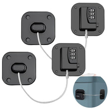 2er Set Kühlschrank Schloss mit Code Selbstklebend Kindersicherung