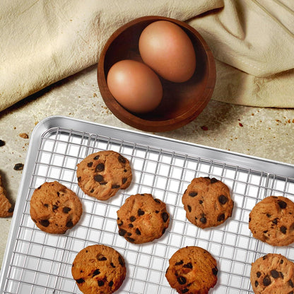 Backblech mit Abkühlgitter und