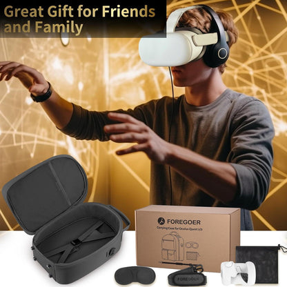 Große Tragetasche für Oculus Quest 2 mit Elite Strap, Touch