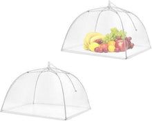Fliegenhaube Mesh-Material 2er Set Faltbarer Fliegenschirm