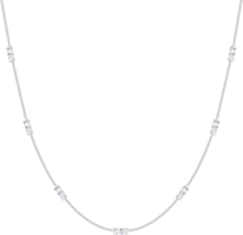Echte 925 Sterling Silber vergoldete Damen Geburtsstein Halskette