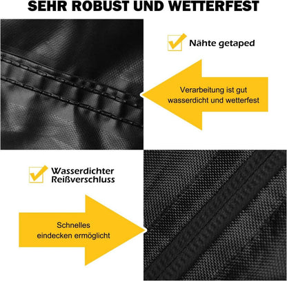 Strandkorb Schutzhülle 2 Sitzer 600D Oxford Wasserdicht 110cm 120cm