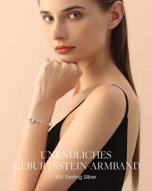 Infinity Armband Damen Sterling Silber 925 Rosegold