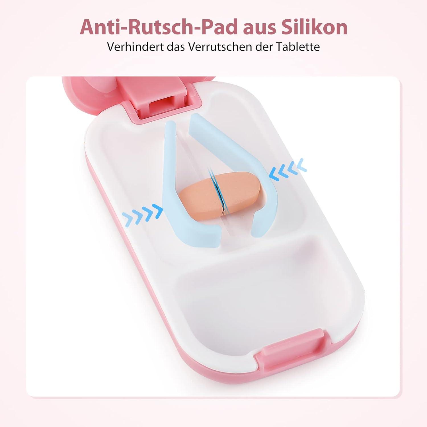 Opret Pillenteiler aus BPA-freiem Material für kleine und große Tabletten