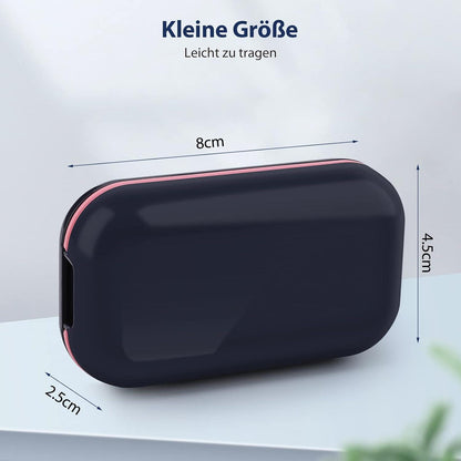 Opret Tablettenteiler BPA-frei Pillenschneider mit Stauraum