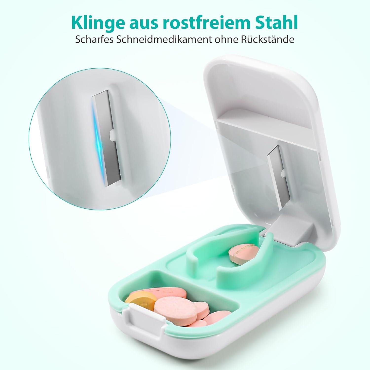 Tablettenteiler für kleine und große Tabletten - Pillenschneider